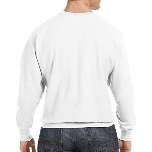 Champion Reverse Weave White Crewneck Sweatshirt Mens Medium Never Been Worn - Picture 11 of 11